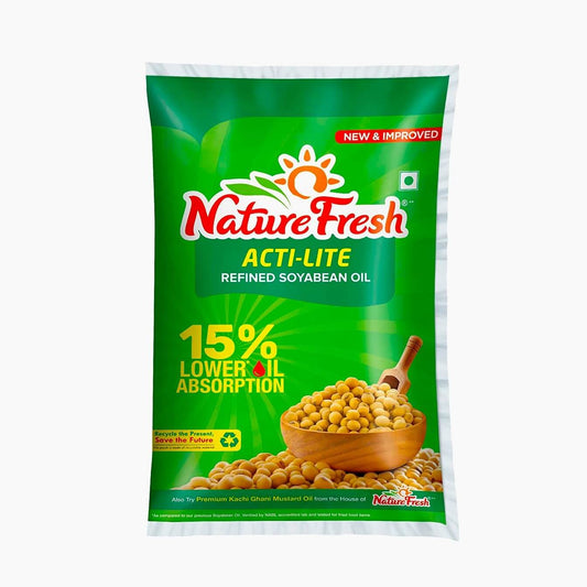 Nature Fresh Acti-Lite Refined Soyabean Oil 1 Litre Pouch