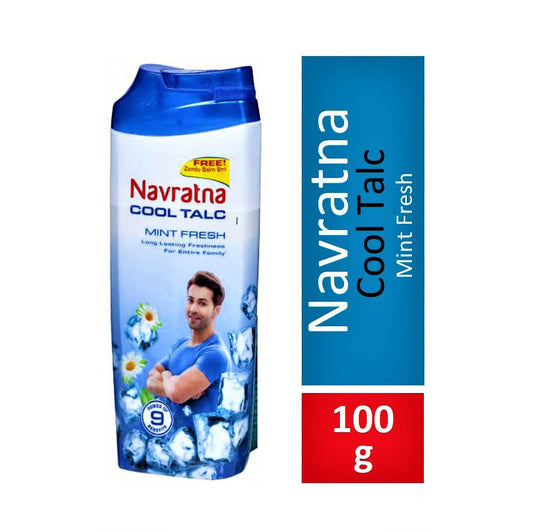 Navratna Mint Fresh Cool Talcum Powder 100 g & 400 g