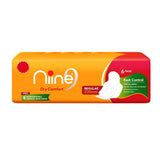 Nine Sanitary Pads Dry Comfort Regular 6 Pads Pack