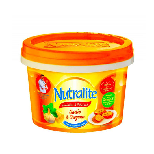 Nutralite Fat Spread Butter Garlic & Oregano 200 g & 500 g Tub