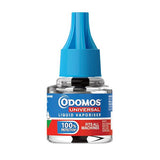 Odomos Universal Liquid Vaporiser Refill, Pack of 5 Refills of 45 ml