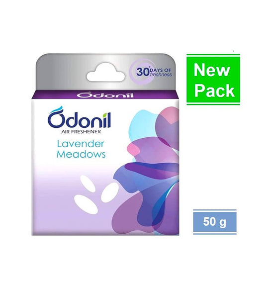 Odonil Lavender Meadows Toilet & Bathroom Air Fresher Block 50g & 75 g Pack