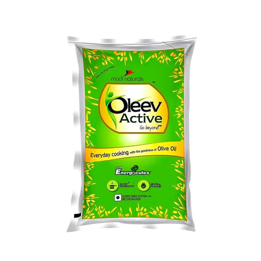 Oleev Active Edible Vegetable Oil 1 L Pouch