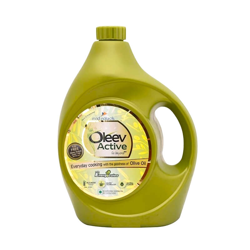 Oleev Active Edible Vegetable Oil 5 L Jar