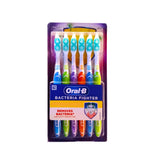 Oral B Cavity Defence Bacteria Fighter Manual Tooth Brush 6 Unit Pack