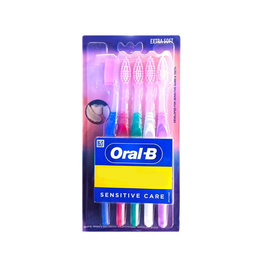 Oral B Sensitive Care Manual Tooth Brush 5 Unit Pack