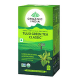 Organic India Tulsi Green Tea Classic 25 Tea Bags Carton