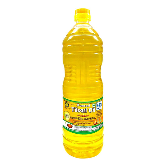 Pansari Tilsari Oil / Seasame / Til Oil - 1 L Bottle