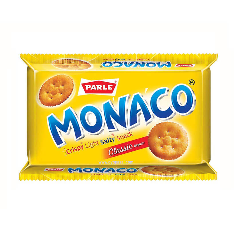 Parle Monaco Salted Classic Regular Biscuits 200 g & 700 g Pack