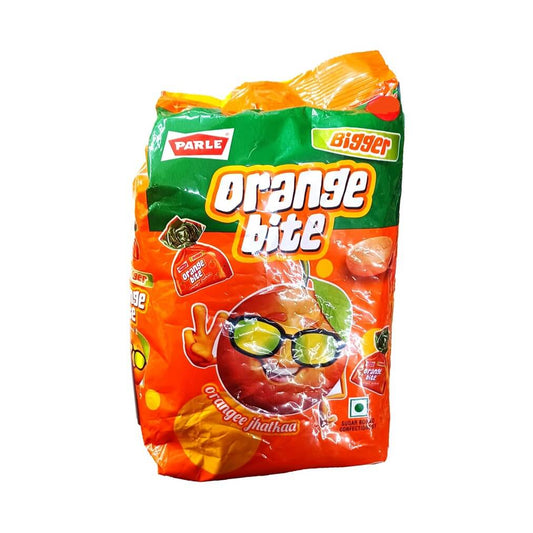 Parle Orange Bite Bigger Toffee Candy 195 g Pack