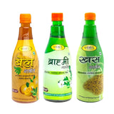 Patanjali Bel, Brahmi & Khus Sharbat 1 Pc of Each (3 Bottles)