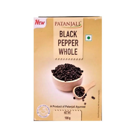 Patanjali Black Pepper Whole 100 gram Pack