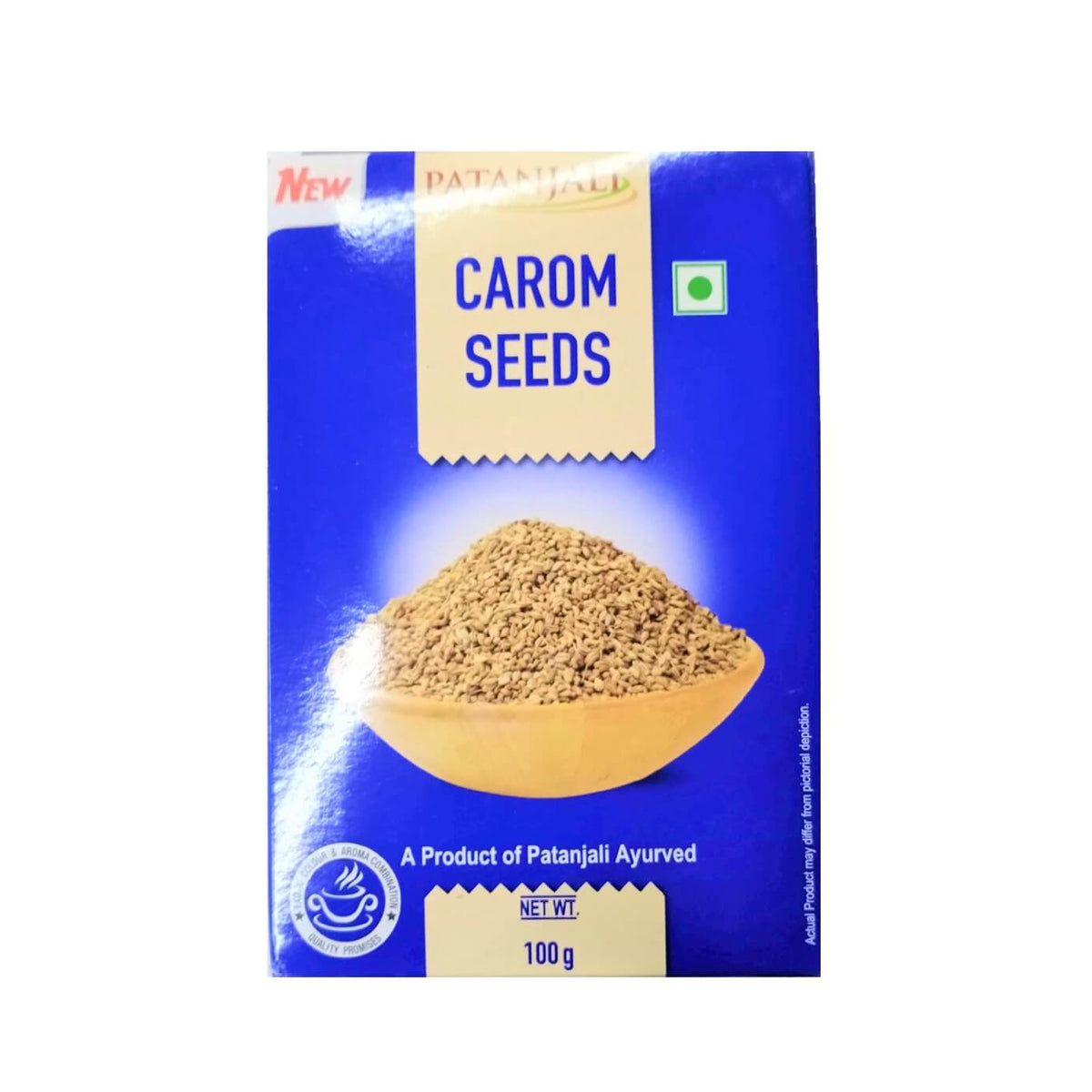 Patanjali Carom Seeds (Ajwain Sabut) 100 gram Pack