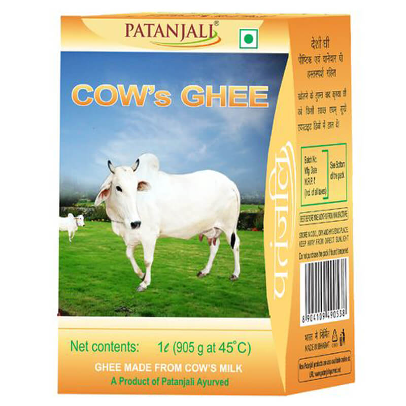 Patanjali Cow Ghee 1 Litre carton