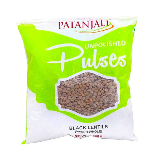 Patanjali Masoor Dal / Black Lentils Whole 500 g & 1 Kg