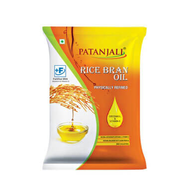 Patanjali Rice Bran oil 1 Litre Pouch