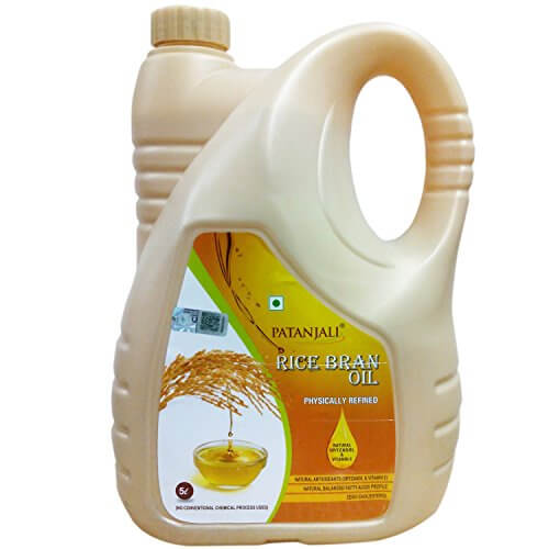 Patanjali Refined Rice Bran Oil 5 Litre Jar