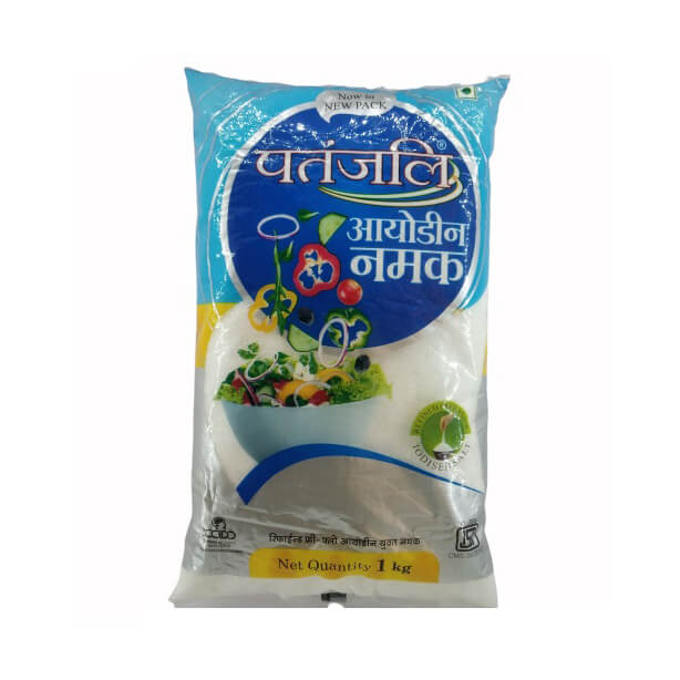 Patanjali Iodised Salt 1 Kg Pack