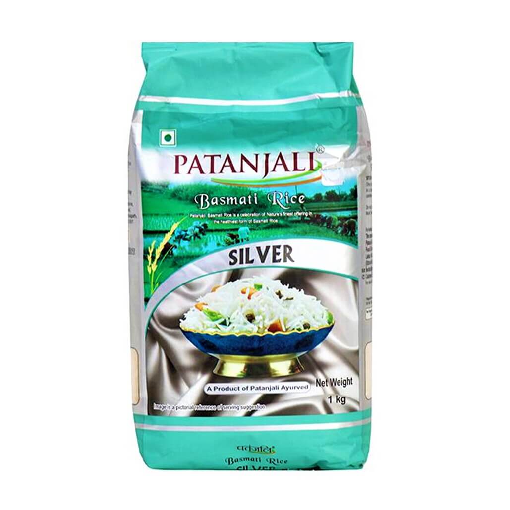 Patanjali Silver Basmati Rice 1 kg & 5 Kg