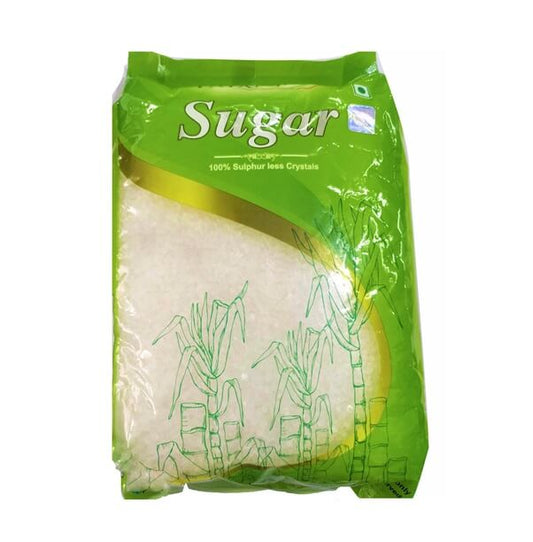 Patanjali Sulphur Free White crystal Sugar - 1 Kg & 5 Pack