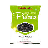 Patanjali Urad Dal Whole Unpolished - 500 g Pack