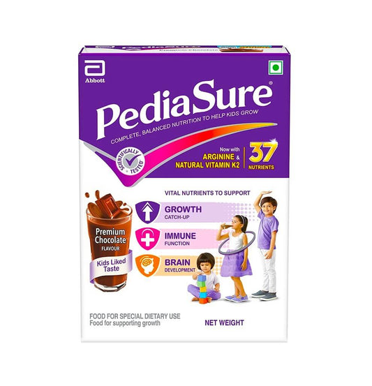 Pediasure Nutritional Drink Powder with premium Chocolate Flavour - 200g & 400 g Pack - Vital Nutrients to support Growth Catch-up, Immune Function & Brain Development of your Kids