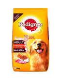 Pedigree Adult Dog Food Meat & Rice - 1.2 Kg, 3 Kg & 10 Kg Pack