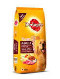 Pedigree Adult Dog Food Meat & Rice - 1.2 Kg, 3 Kg & 10 Kg Pack