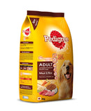 Pedigree Adult Dog Food Meat & Rice - 1.2 Kg, 3 Kg & 10 Kg Pack