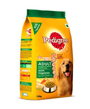 Pedigree Dog Food Adult Vegetarian 1.2 Kg & 3 Kg Pack