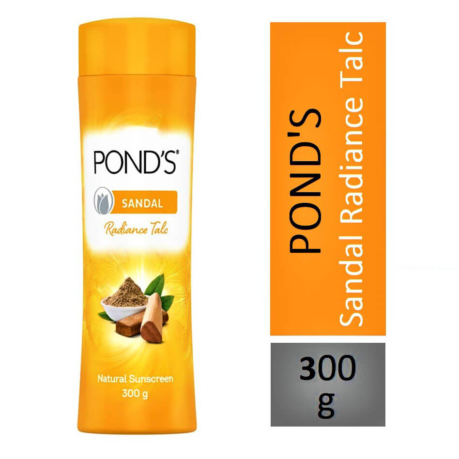 Ponds Sandal Radiance Talcum Powder Natural Sunscreen 300 g