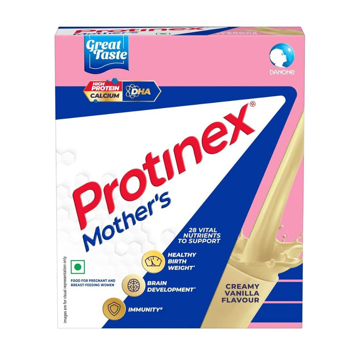 Protinex Mothers Creamy Vanilla Flavour High Protein Rich Nutritional Beverage Mix - 250 g Jar - For support Health during Pregnancy & Lactation