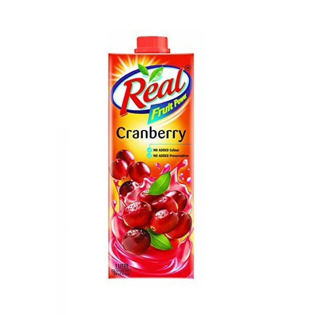 Real Cranberry Juice - 1 Litre Tetra Pack