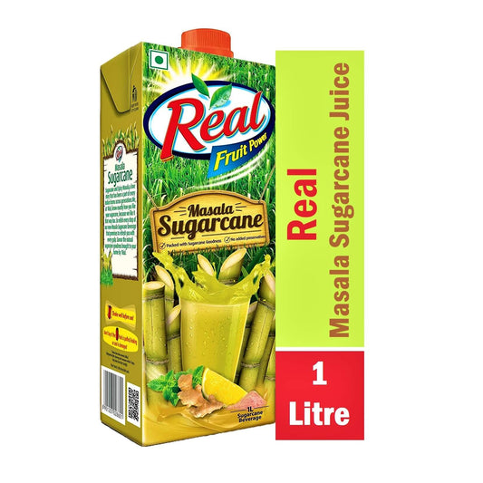 Real Masala Sugar Cane Juice - 1 Litre Tetra Pack