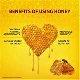 Saffola Honey 100 % Pure & NMR Tested - 500 g Jar