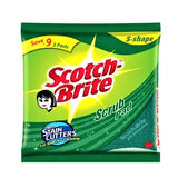 Scotch Brite Scrub Pad with Stain cutters 10 cm x 14 cm- 3 Pc Pack