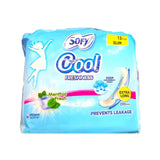 Sofy Sanitary Pads Cool Freshness with Menthol Fresh XL Size - 7 N, 15 N 30 N & 54 N Pads