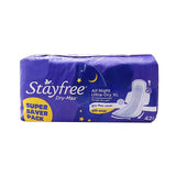 Stayfree Dry Max All Night Ultra Dry Sanitary Pads with Wing XL Size  - 7 N, 14 N, 28 N, & 42 N Pads