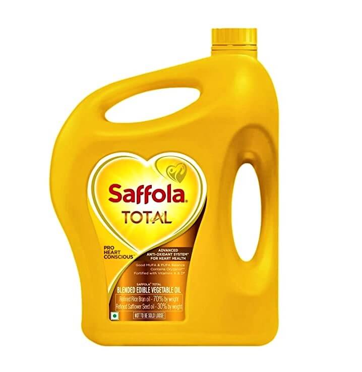 saffola Total Pro Heart Conscious Blended Edible Vegetable oil - 2 Litre Jar