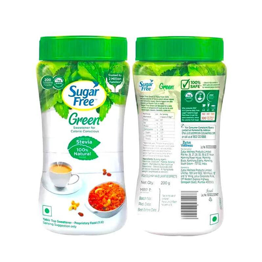 Sugar Free Green Sweetener - 200 g Powder Bottle