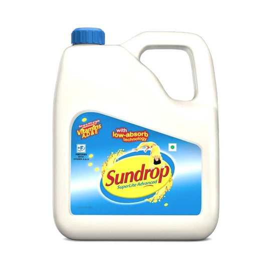 Sundrop Superlite Advanced Refined Sunflower Oil - 5 L Jar