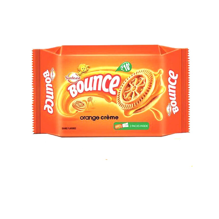 Sunfeast Bounce Orange Cream Biscuits - 58 g Pack