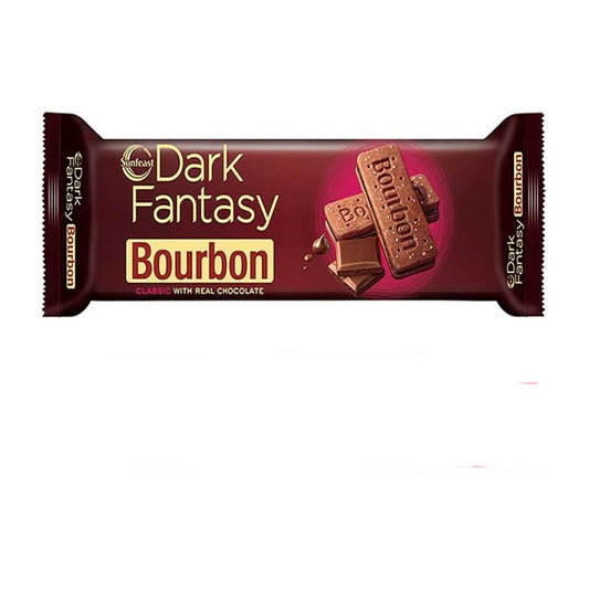 Sunfeast Dark Fantasy Bourbon Chocolate Cream Biscuits-150 g - Buy 3 Get 1 Free - 600 g Pack