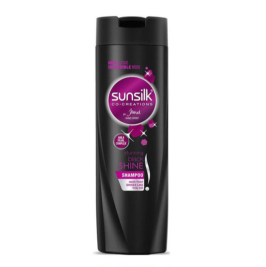 Sunsilk Stunning Black Shine Shampoo Bottle - 180 ml & 360 ml