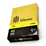 Tarang Colour Copier Paper - Lemon A 4 Size 75 GSM - 500 Sheets Ream