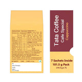 Tata Coffee Cafe Special - Cappuccino - 7 Sachects Pack - 101.5 g Pack