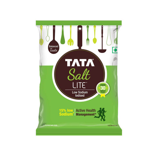 Tata Salt Lite Low Sodium Iodised Salt - 1 Kg Pack