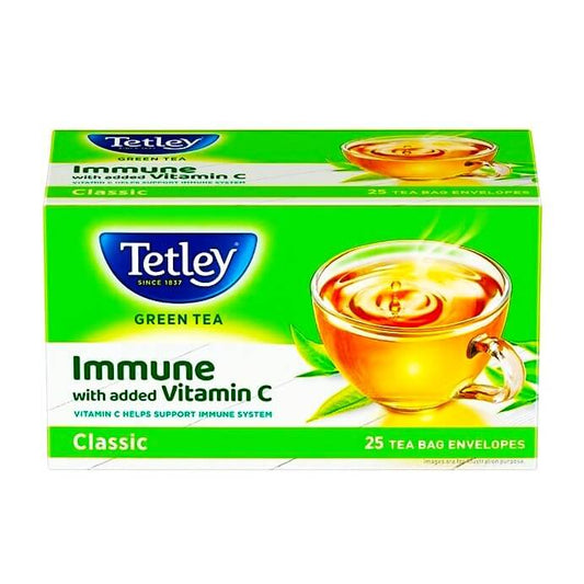 Tetley Green Tea Classic - 25 Tea Bags Pack