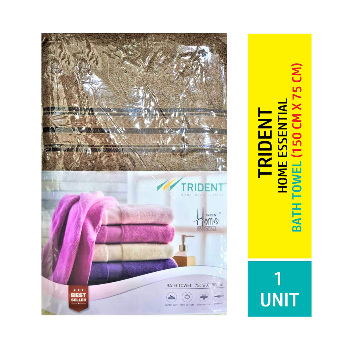 Trident Home Essential Bath Towel - 1 Unit