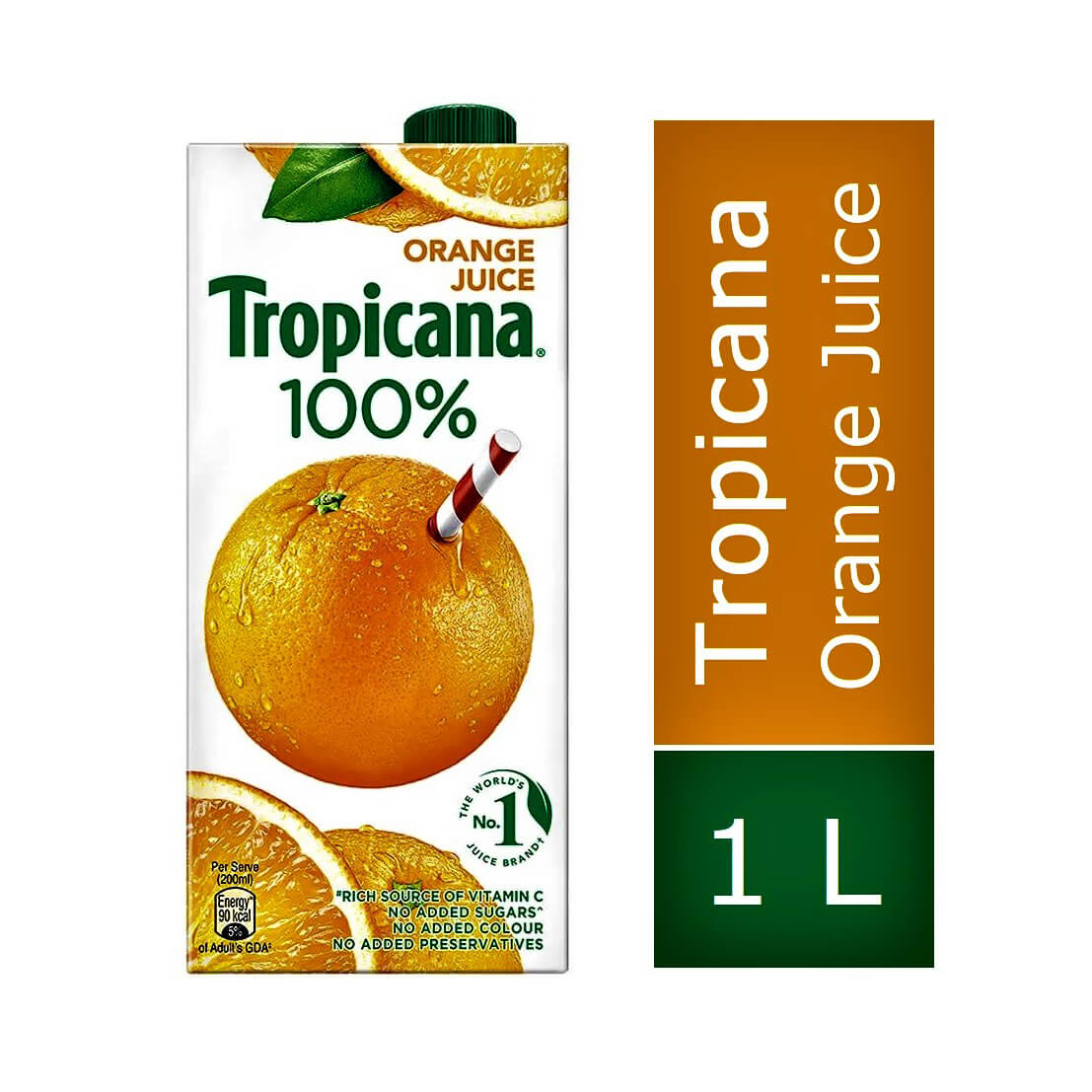 Tropicana Orange Juice - 1 Litre Tetra Pack